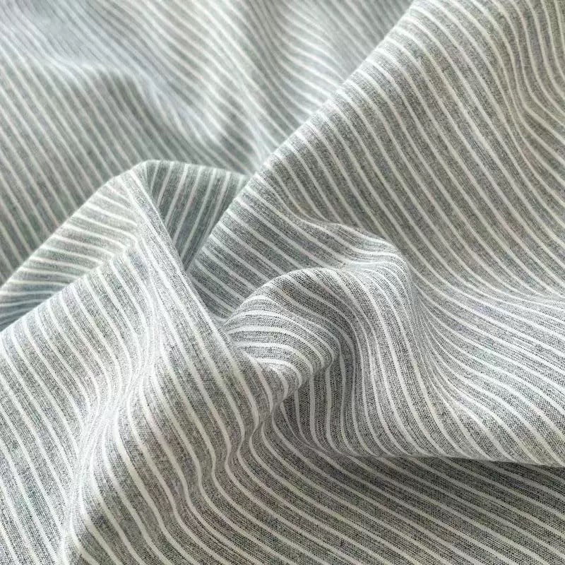 Cationic Japanese Style Linen Look Fabric
