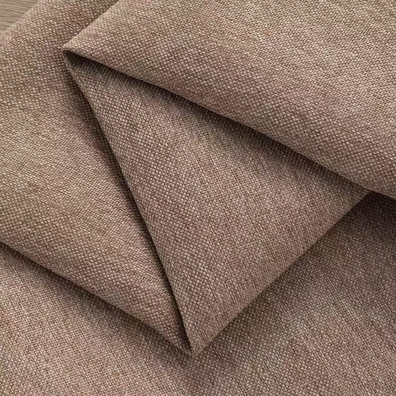 320 CM Cationic coarse linen-look fabric